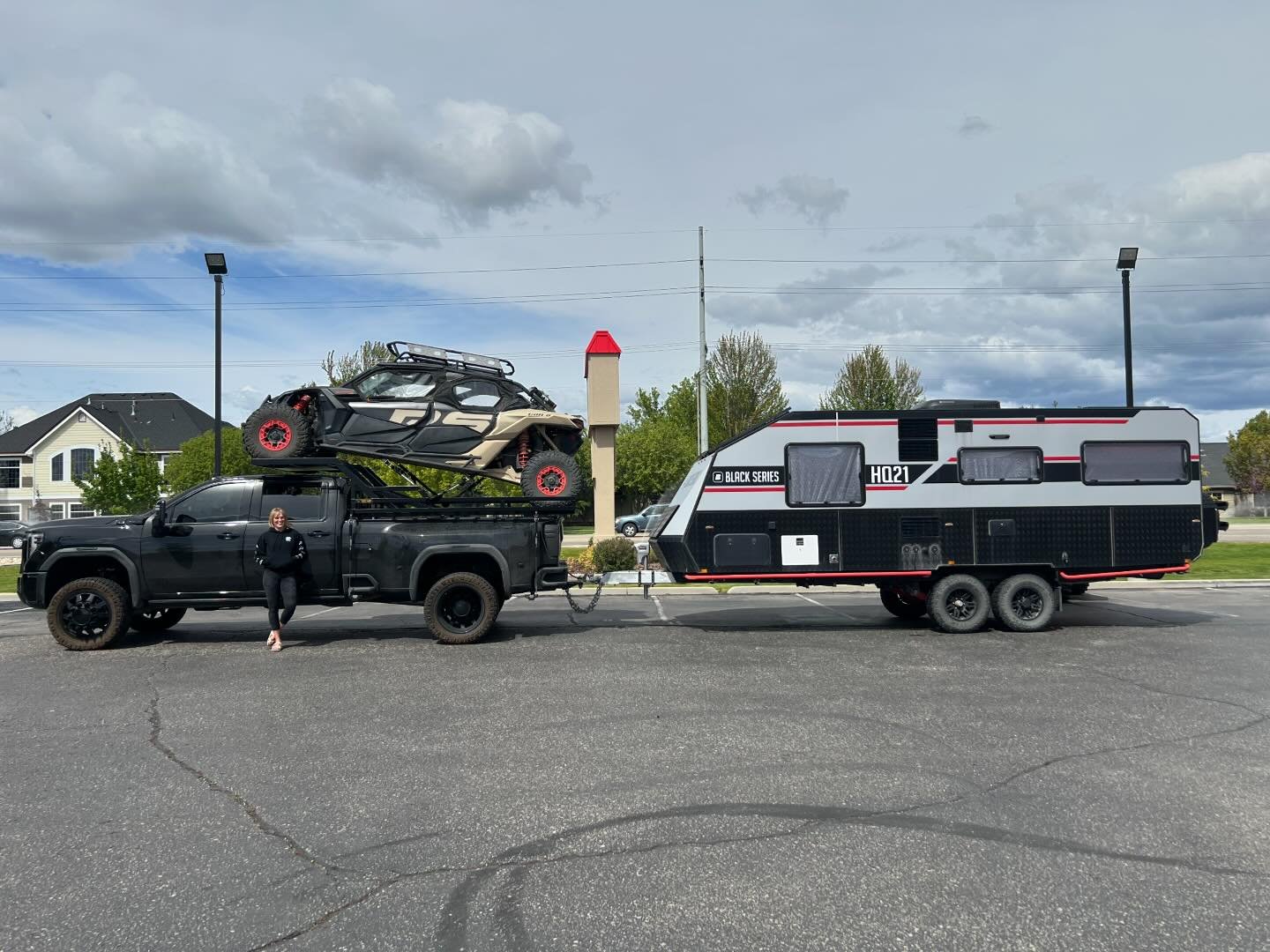 Nice #campingsetup 👌🏼 #toyupcrew🇺🇸 #toyup #toyupindustries #caboverutvdeck #truckdeck #sxsdeck #sxsrack #utvdeck #utvrack #wearetheindustryleader