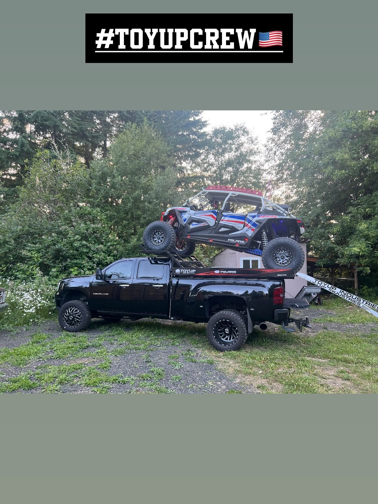 Some mid week #toyupcrew🇺🇸 motivation 😎 call today to to get your spot in the #toyupcrew 🍻 #toyupindustries #truckdeck #utvdeck #caboverutvdeck #sxsdeck