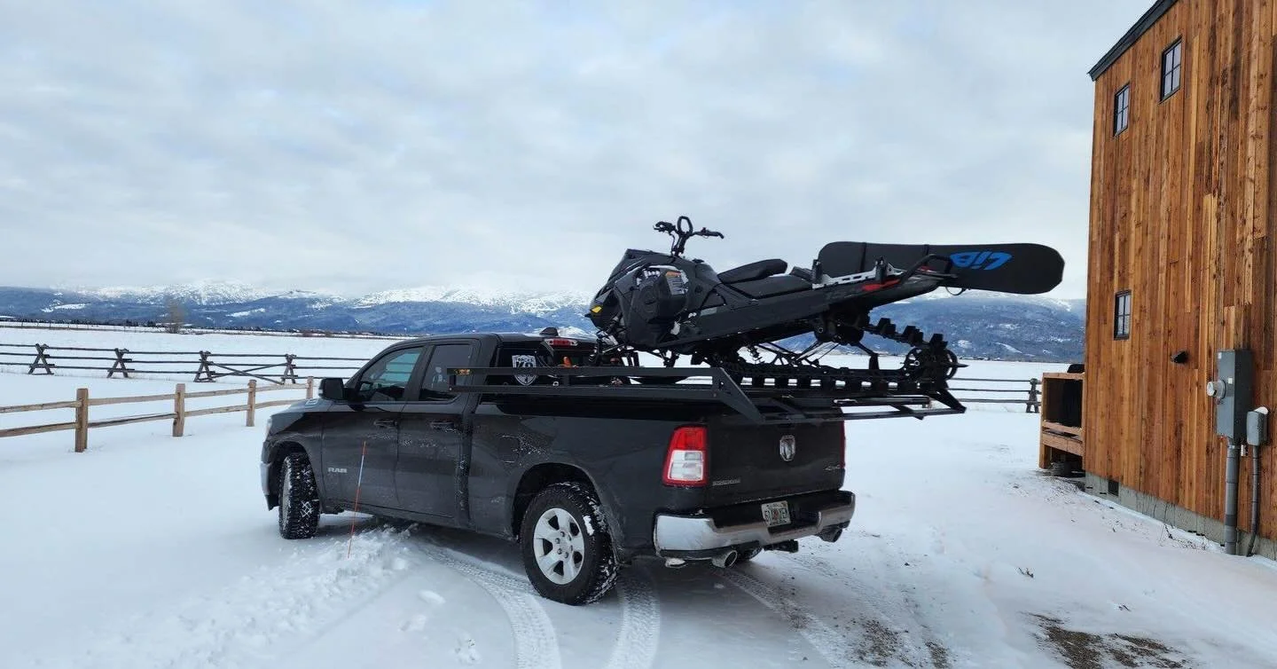 #toyupindustries shortbed #sleddeck on a #ram1500 😎 the only #truckdeck that fits perfectly in the shorter beds of the 1/2 ton pickups, and lighter than any aluminum sled deck on the market 👌🏼 #toyupcrew🇺🇸