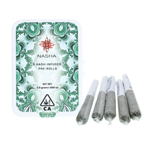 Nasha+5+Pack+Hash+Infused+Preroll+Green.png