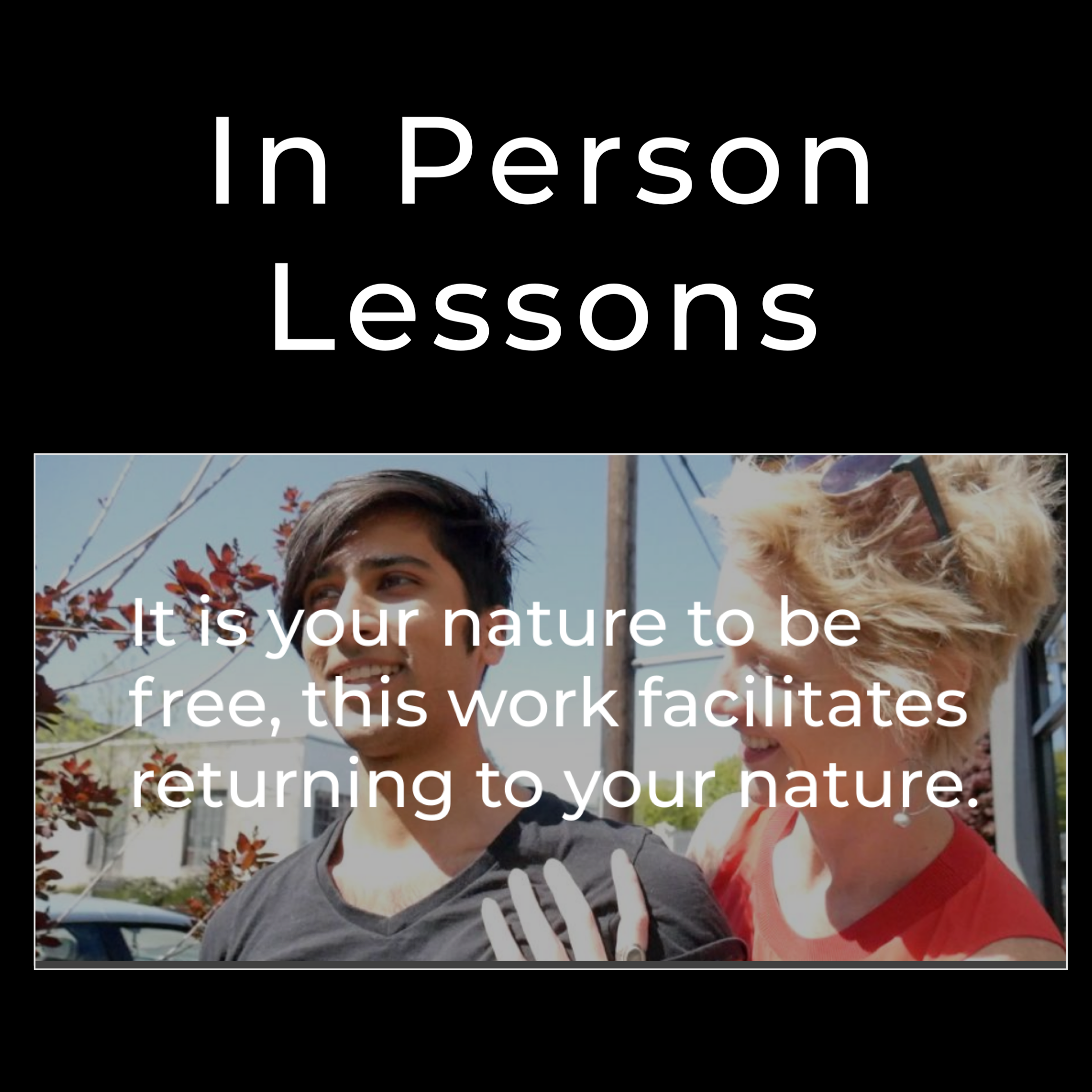 Offering in person lessons again