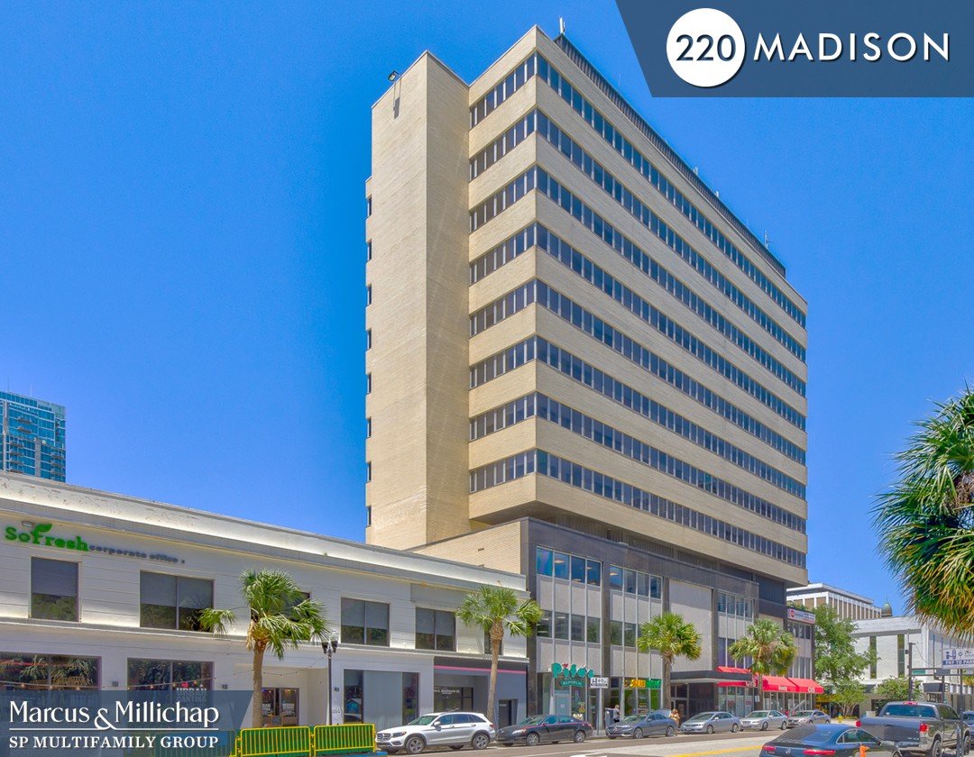 220 Madison Tampa student housing downtown sale