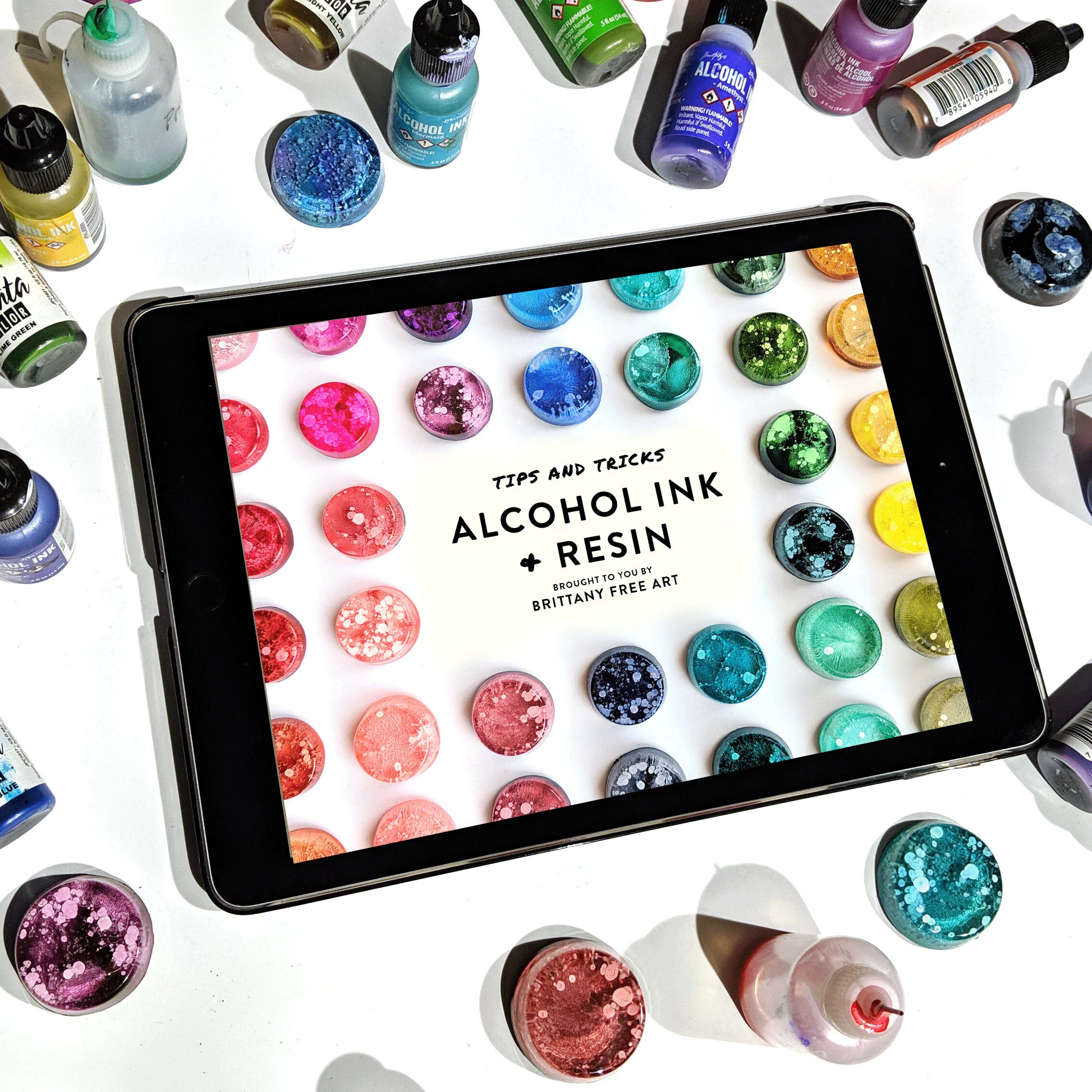 Resin + Alcohol Ink Tips and Tricks eBook