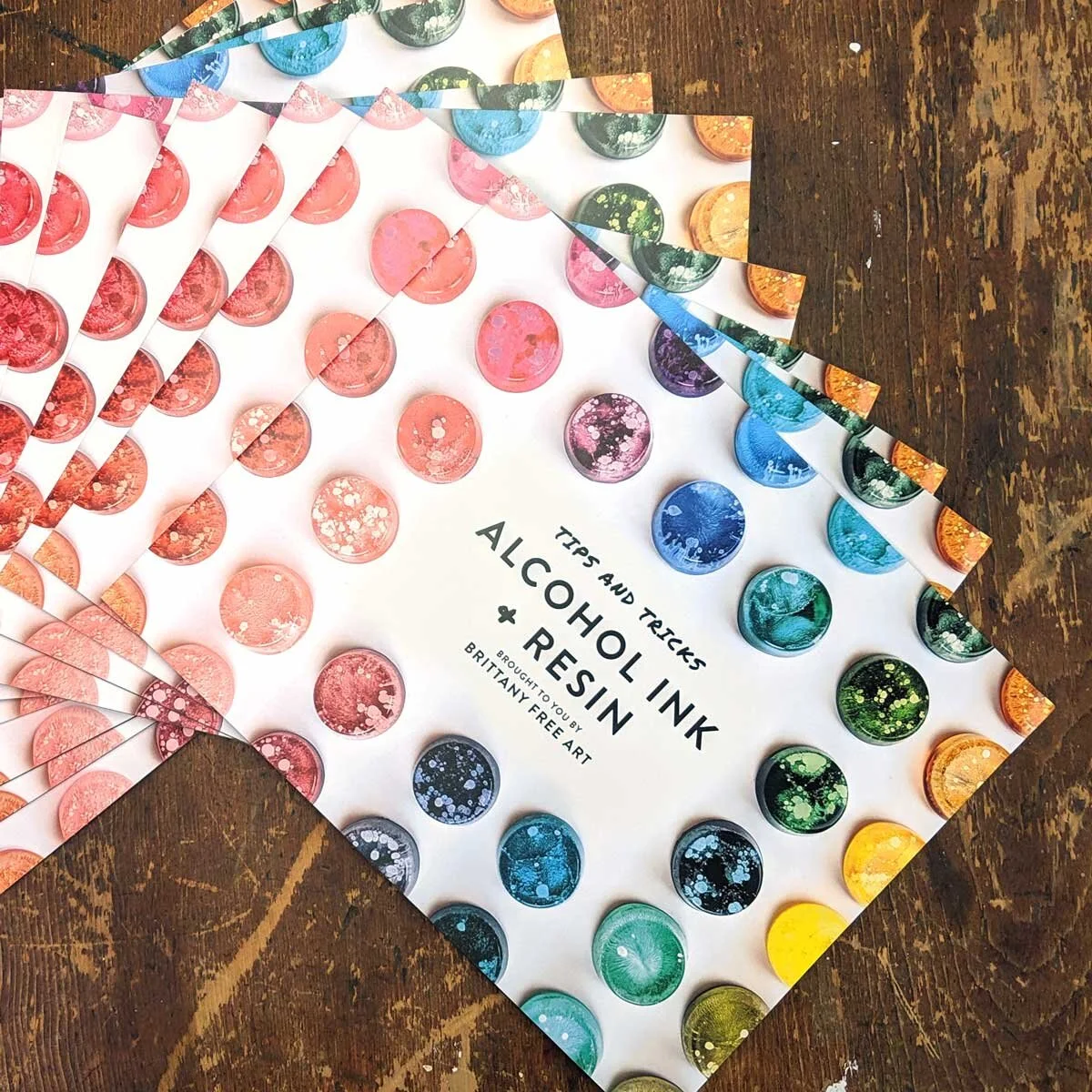 Resin + Alcohol Ink Tips and Tricks Printed Book