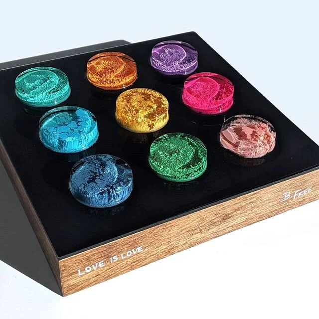 Meet my latest piece, &ldquo;Marsha.&rdquo; Marsha P. Johnson was a Black drag queen who played a key role in the now-iconic Stonewall Uprising which we celebrate during Pride Month each June. She stood up for what was right and now, more than 50 yea