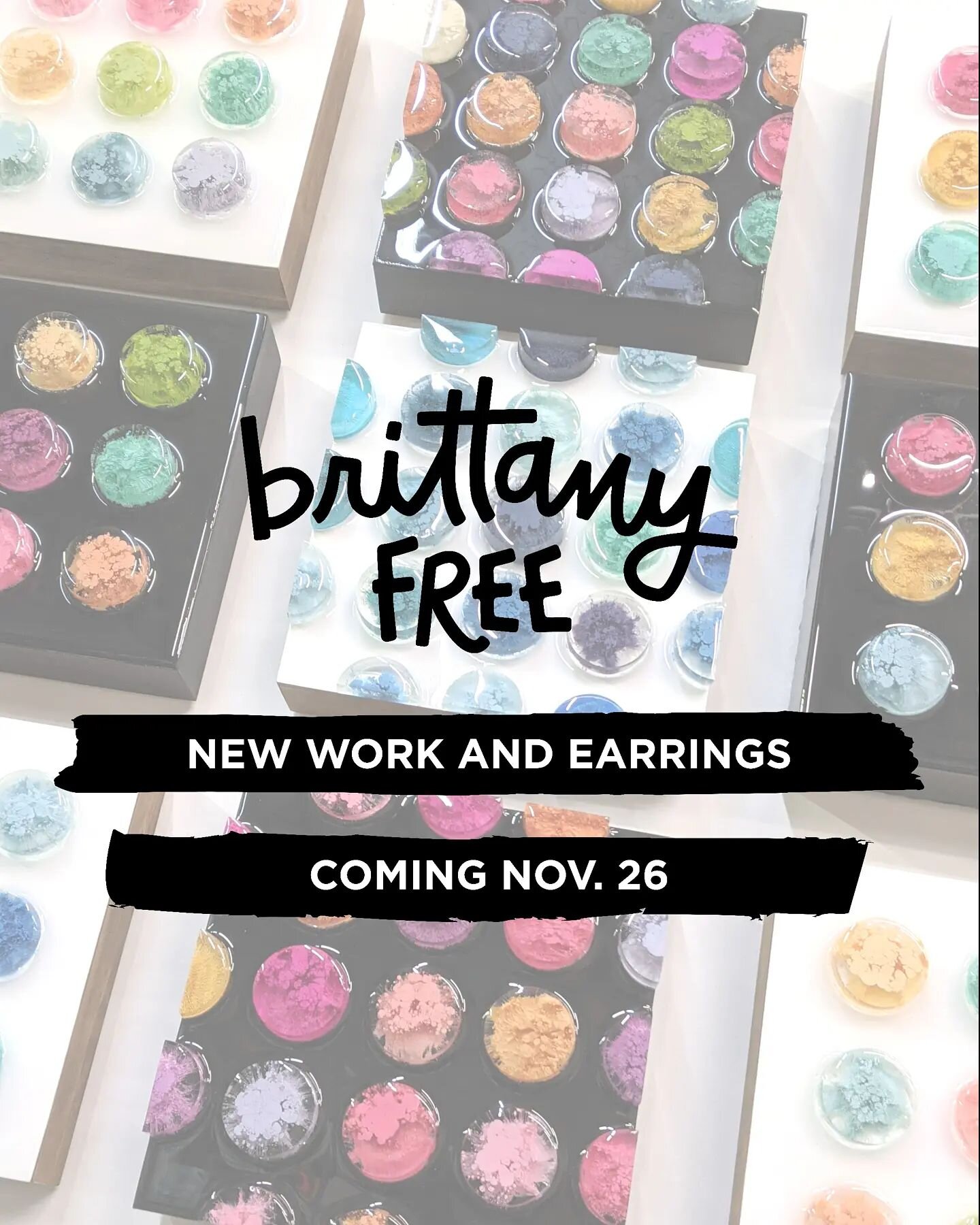 New collection of artwork and earrings will be available this weekend! 🎉 Shop opens online at 10:30am EST this Friday and closes Sunday evening. I'll be sending out a preview of all available work to my newsletter subscribers so look for that soon. 