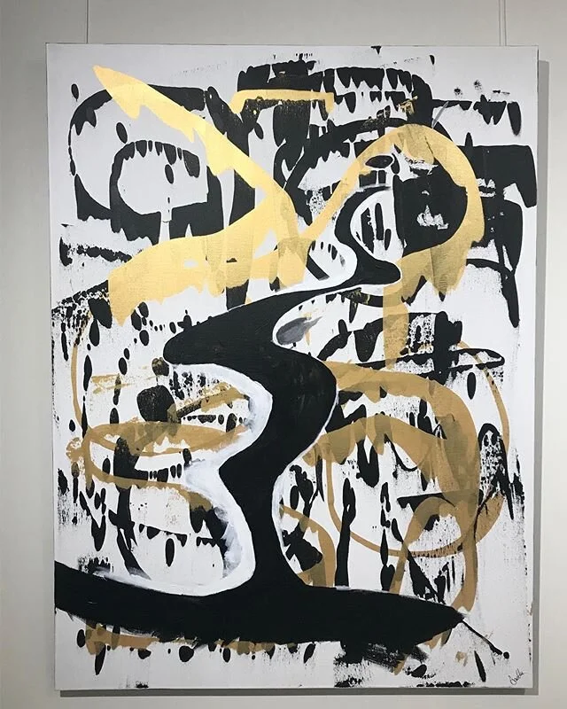 SOLD.
Name: Love in chaos 
Size: 36X48
Medium: acrylic on canvas 
I really love sitting with this piece. #onceyouseeityoucantunseeit #art_by_anuolu