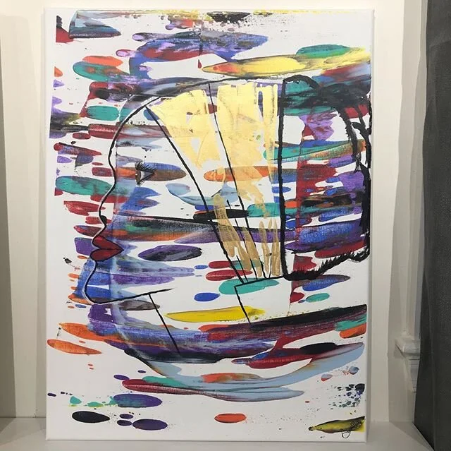 Unnamed. 18x24. Acrylic on canvas. #art_by_anuolu