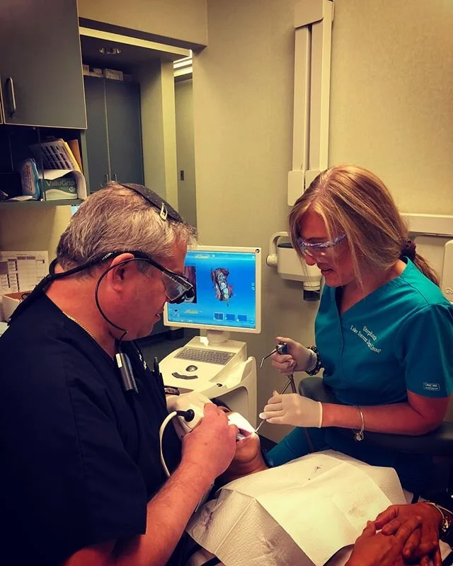 Dr. Winter using Sirona&rsquo;s Cerec Scanner for crown preps. No more impressions! #lsdgny #nomoreimpressions #cerecscanner #lsdg #dentist #dentistry
