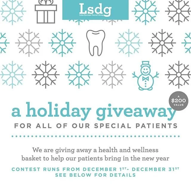 Wishing all of our patients a Happy New Year!! Make sure you entered our giveaway today is the last day to enter! Check our giveaway post for details.