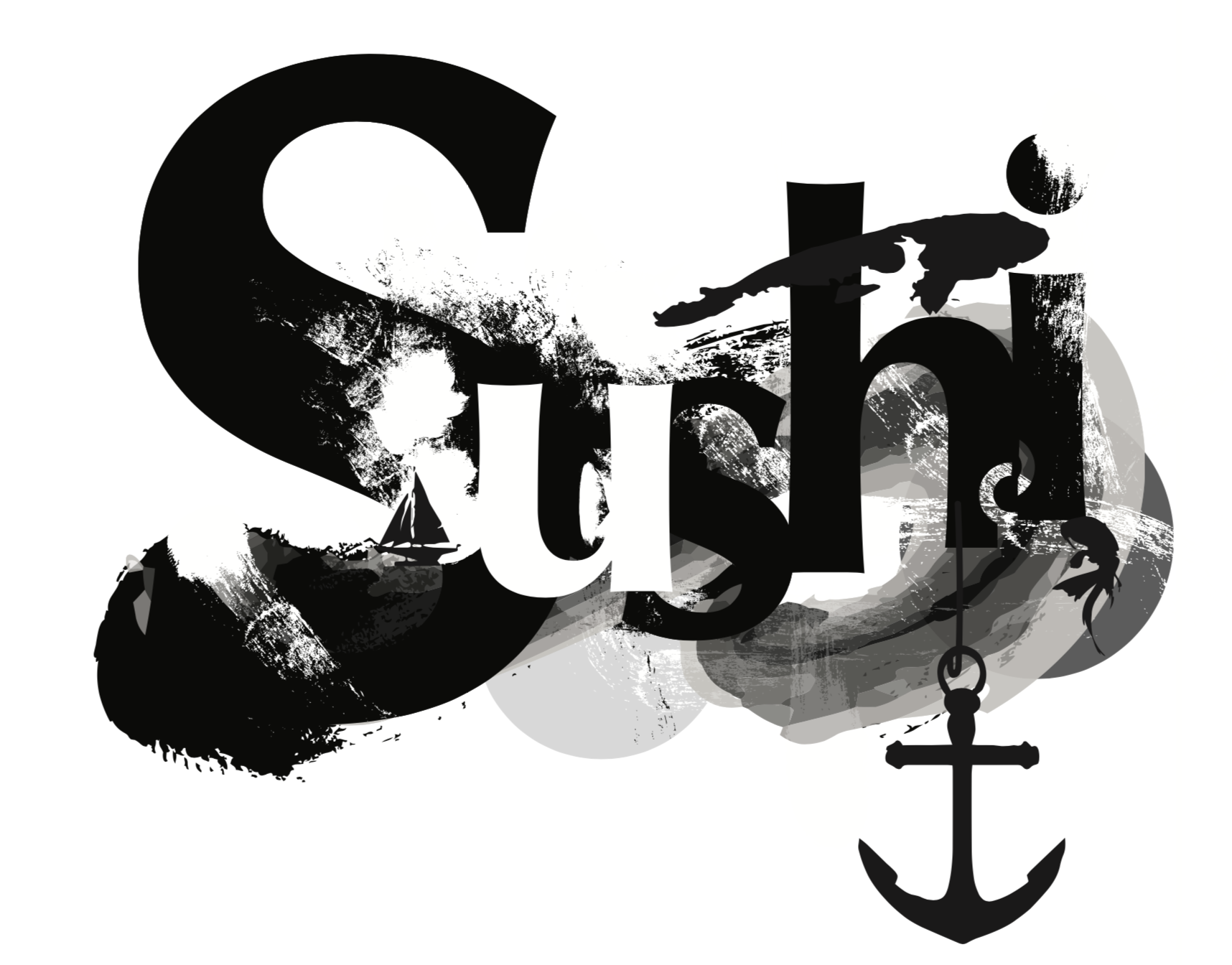 sushi illustrative word play