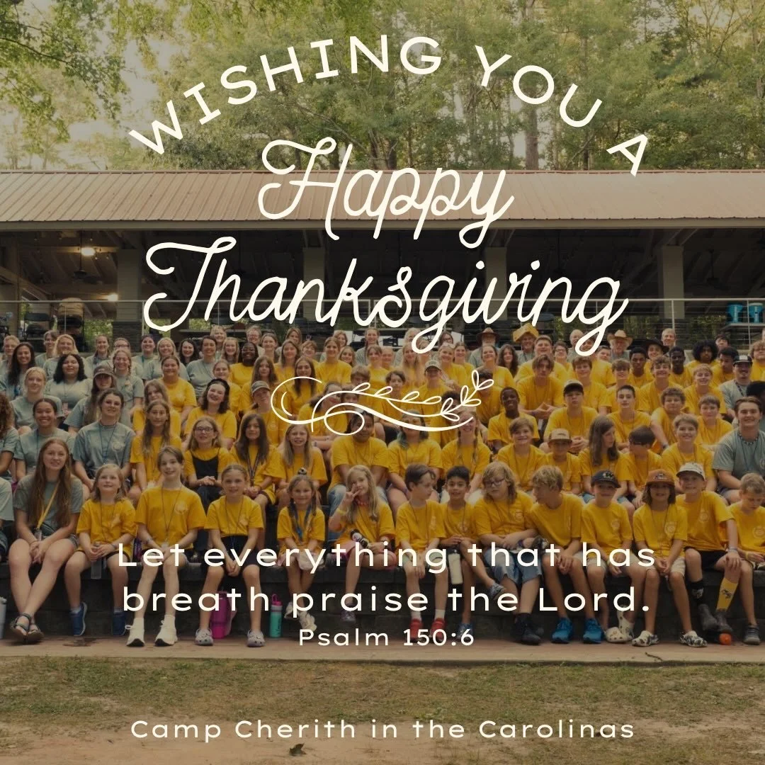 Grateful for our campers and volunteer staff who give us countless reasons to praise the Lord and remember His faithfulness this year. Happy Thanksgiving! 🍁