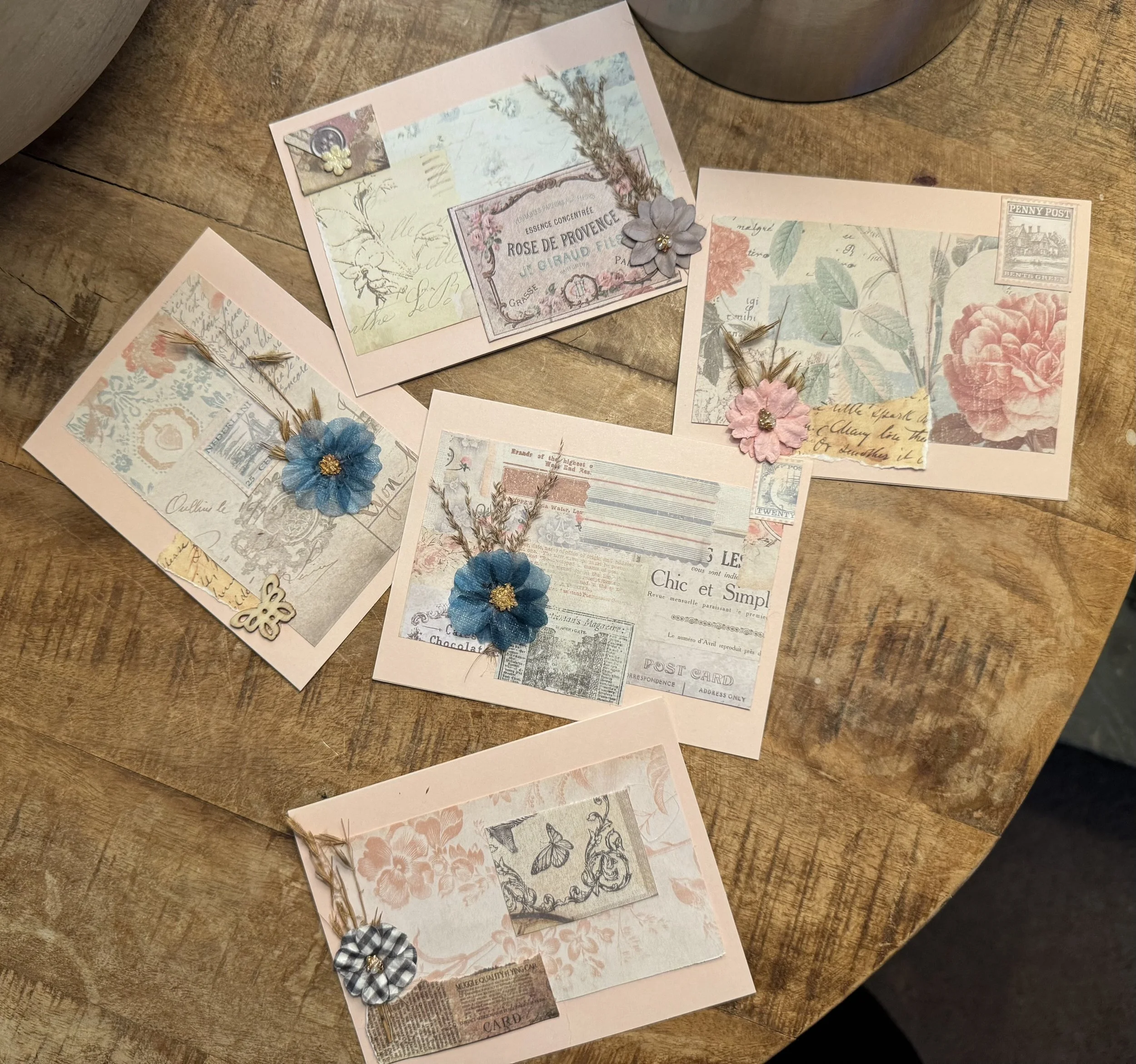Dried Flower Greeting Cards