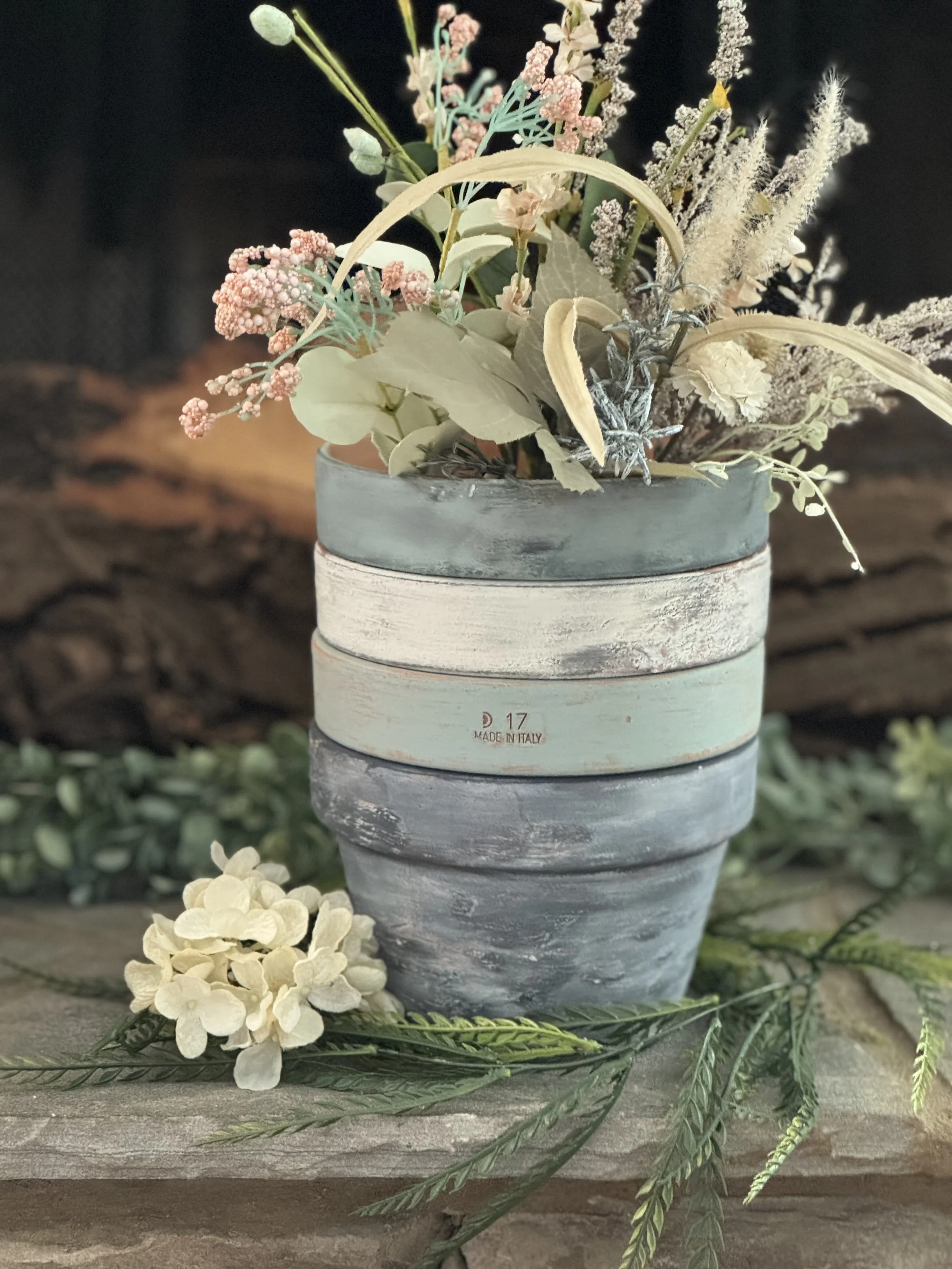 Vintage Aged Pots