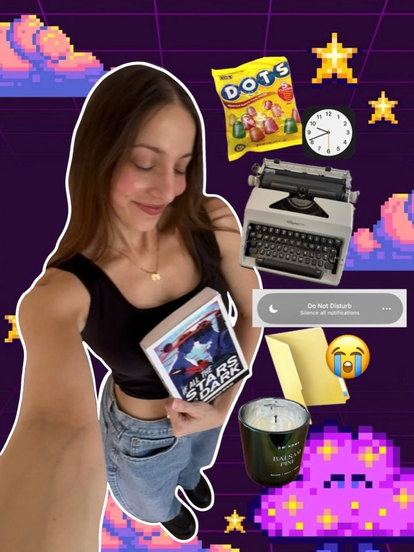 Loot I would drop if this was a video game: 

 - dots candy (they&rsquo;re the best and I stand by that) 
 - my typewriter (I actually use it and everything)
 - my phone on DND (I&rsquo;m reading probably)
 - stopwatch (why do I time everything?)
 - 