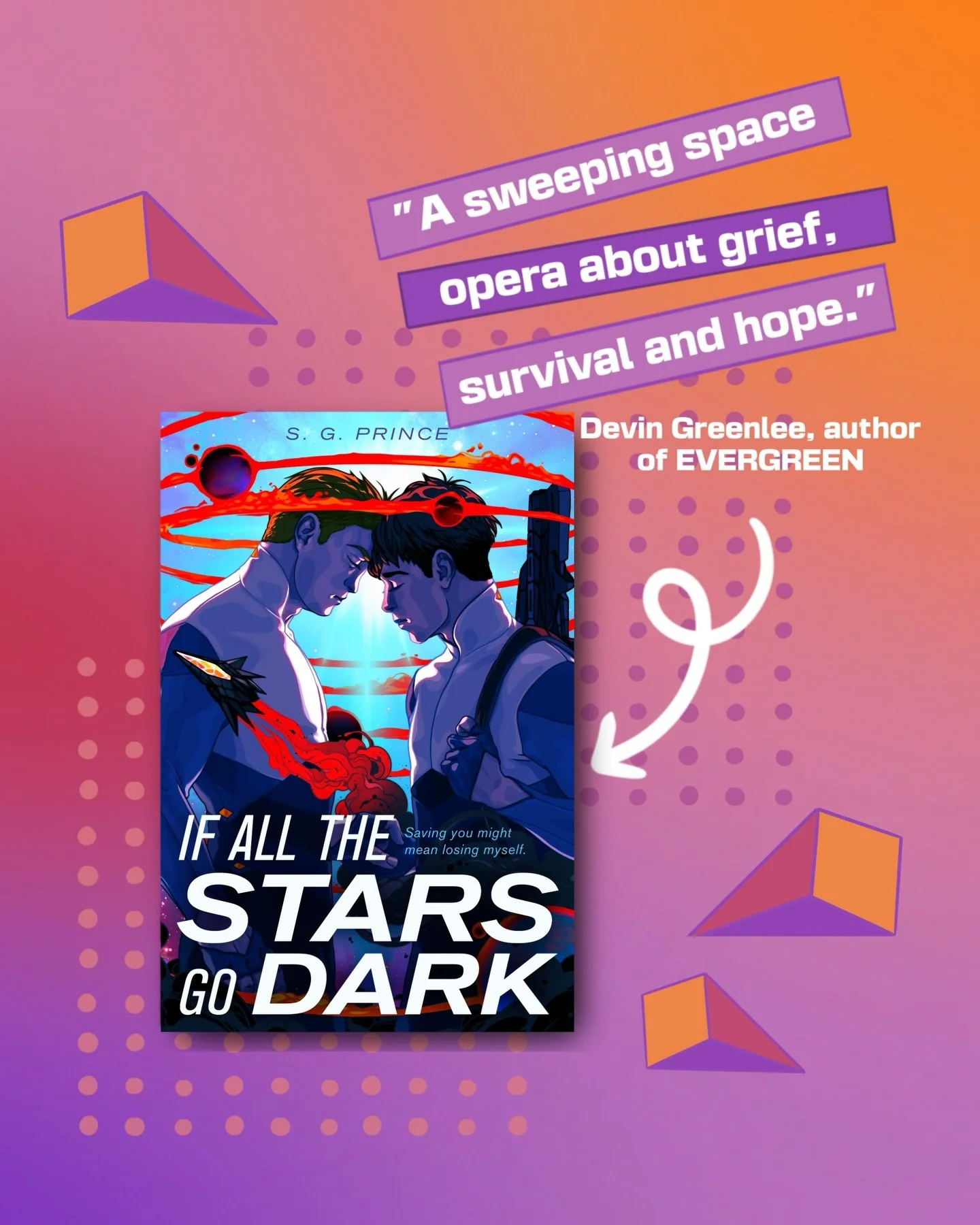 So so excited to share another blurb for If All the Stars Go Dark from @dev.l.lee! The fact that this story seems to be resonating not only with readers but also with fellow authors is wild, and I&rsquo;m just so grateful. Two weeks left until publis