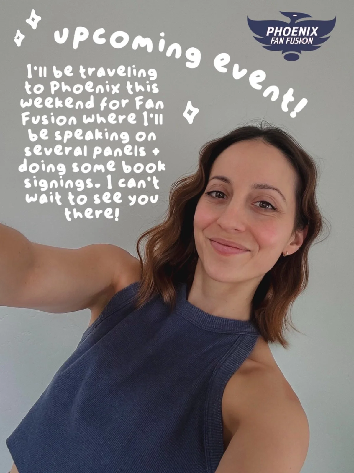 I&rsquo;ll be at traveling to Phoenix this weekend for @phoenixfanfusion! I&rsquo;ll be there all three days (June 5 - 7) and I&rsquo;m really excited to talk books and meet you all. Here&rsquo;s where you can find me :))

📚 Friday
10:30 AM - Debut 