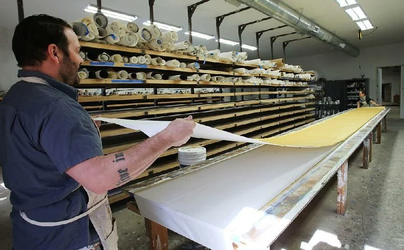 Arkansas artists’ Wallpaper Goes Global // Arkansas Democrat Gazette