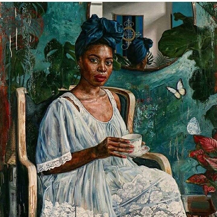 SHARE BLACK SPACES IN ART
Just because they are beautiful depictions of black faces and spaces. Art by @timokamura, @peter_uka and Toyin Ojih Odutola. 🤎🤎🖤🖤❤❤
.
.
.
.
.
.
.
.
.
.
.
.
#BmoreJanelle #shareblackspaces #blackcontentcreators #blackhome