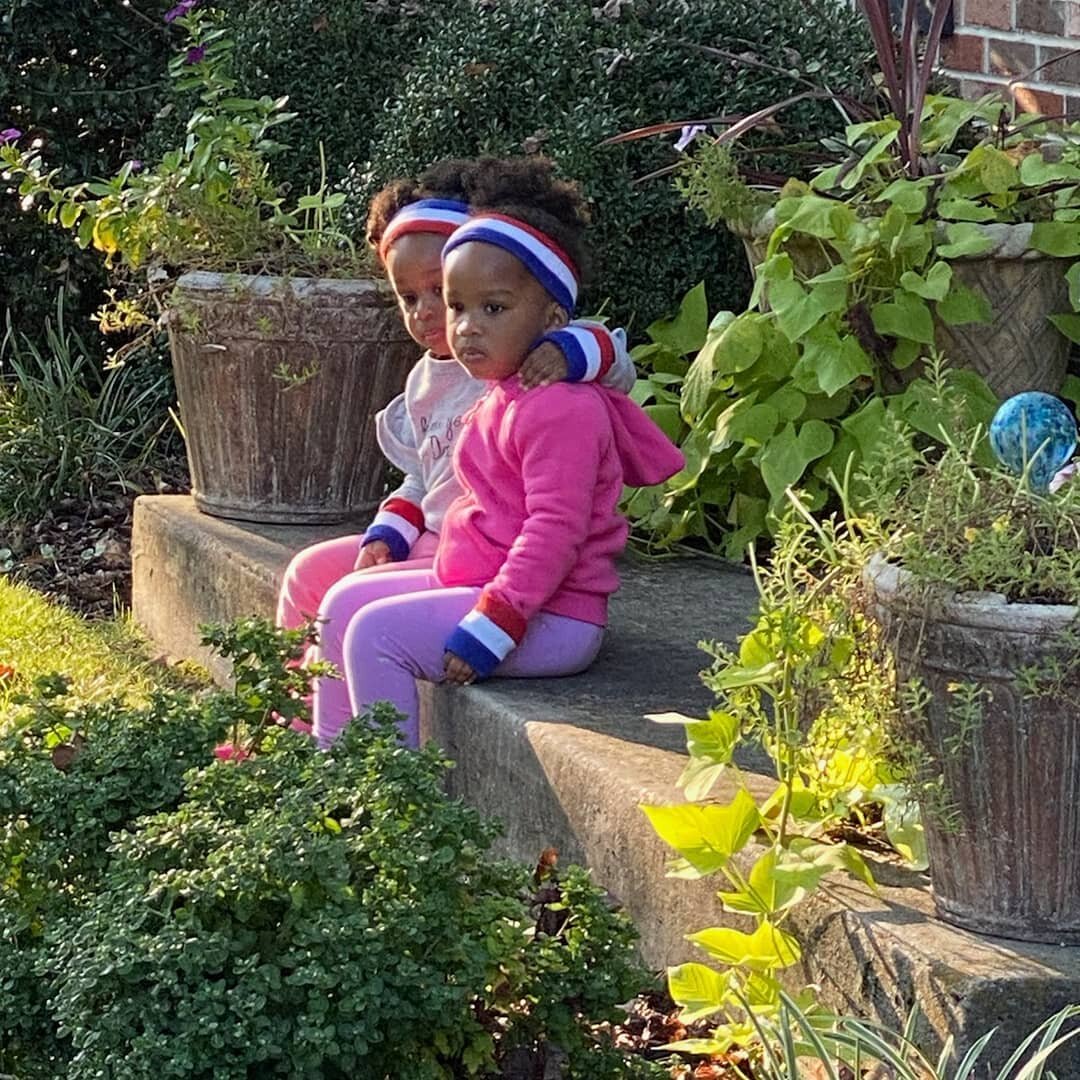 🖤🖤🖤SUPER SHEROES🖤🖤🖤
I can't believe my babies will be 3 soon. Thanks Aunt Shauna for these sweatbands. Cheyenne wore hers to sleep. 
□
Sidenote: Is this week over yet? Over it and people 😂😂 Watched a documentary tonight with hubby called @out