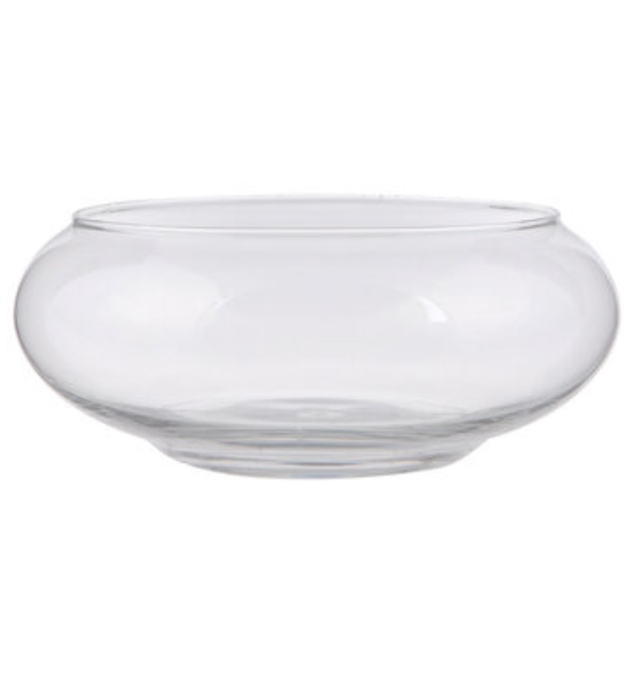 Clear centerpiece bowl