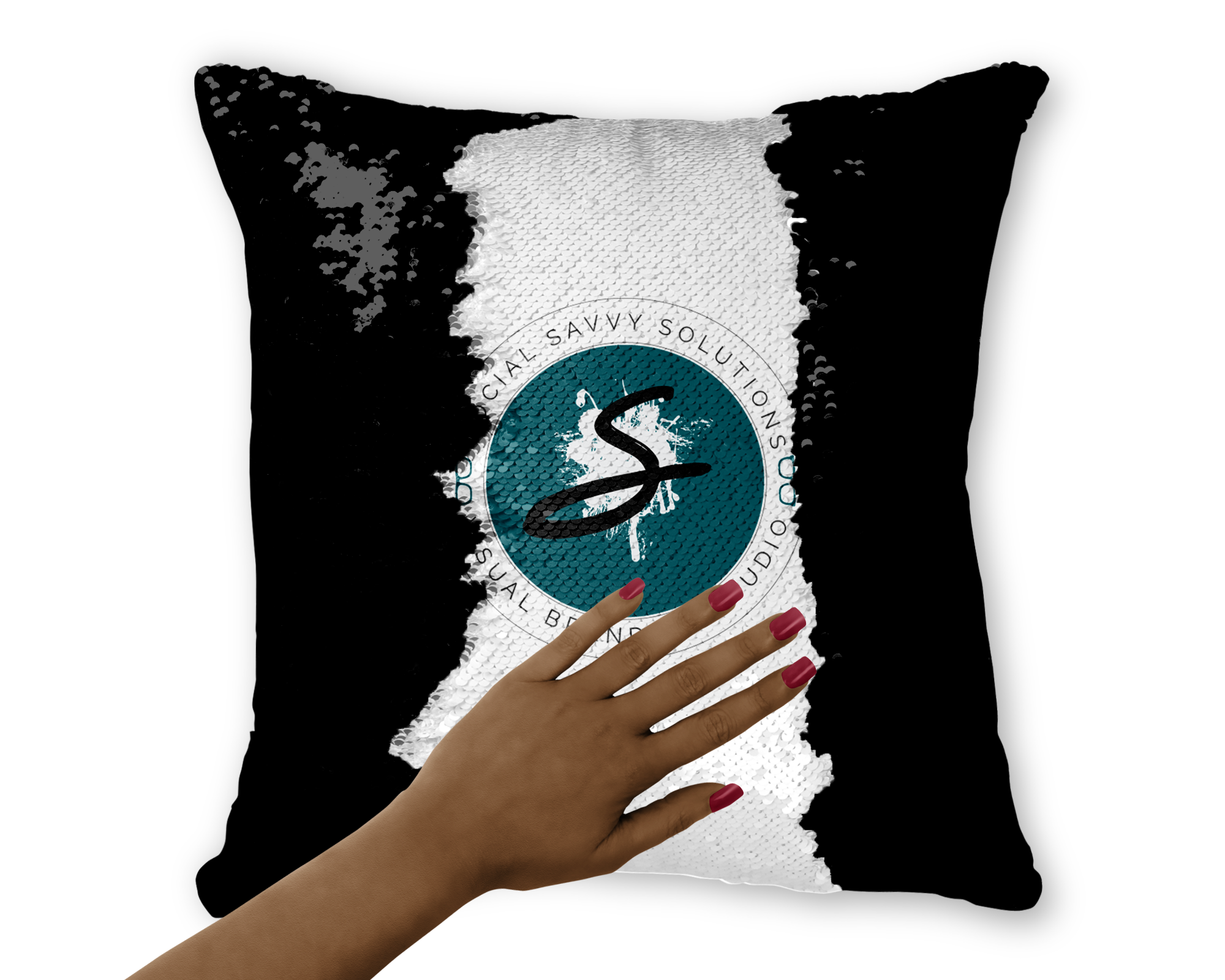 Custom Sequin Pillow