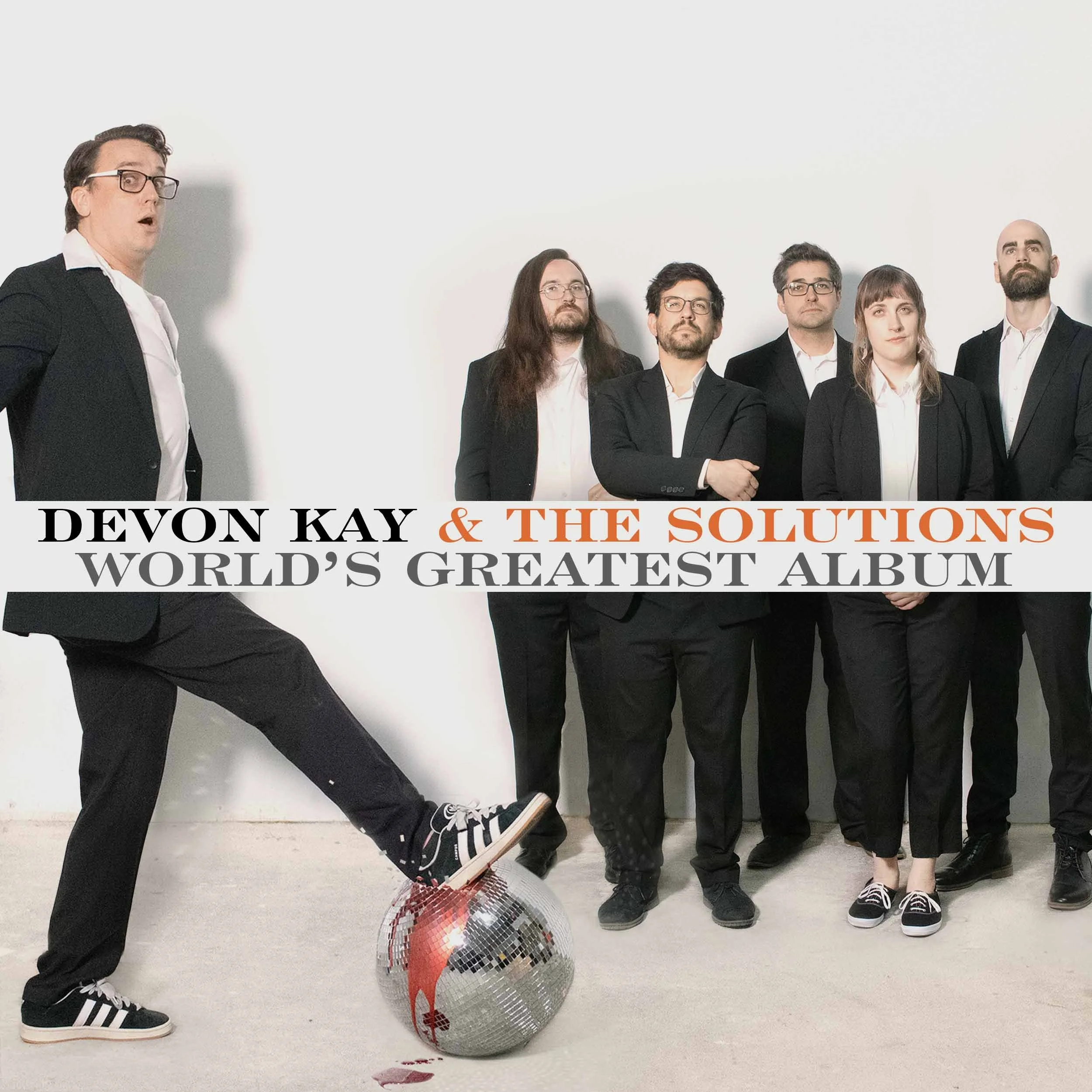 A picture of our album cover. It's a parody of the Justin Timberlake album Future Sex Love Sound.... if that doesn't help its devon kicking a disco ball.