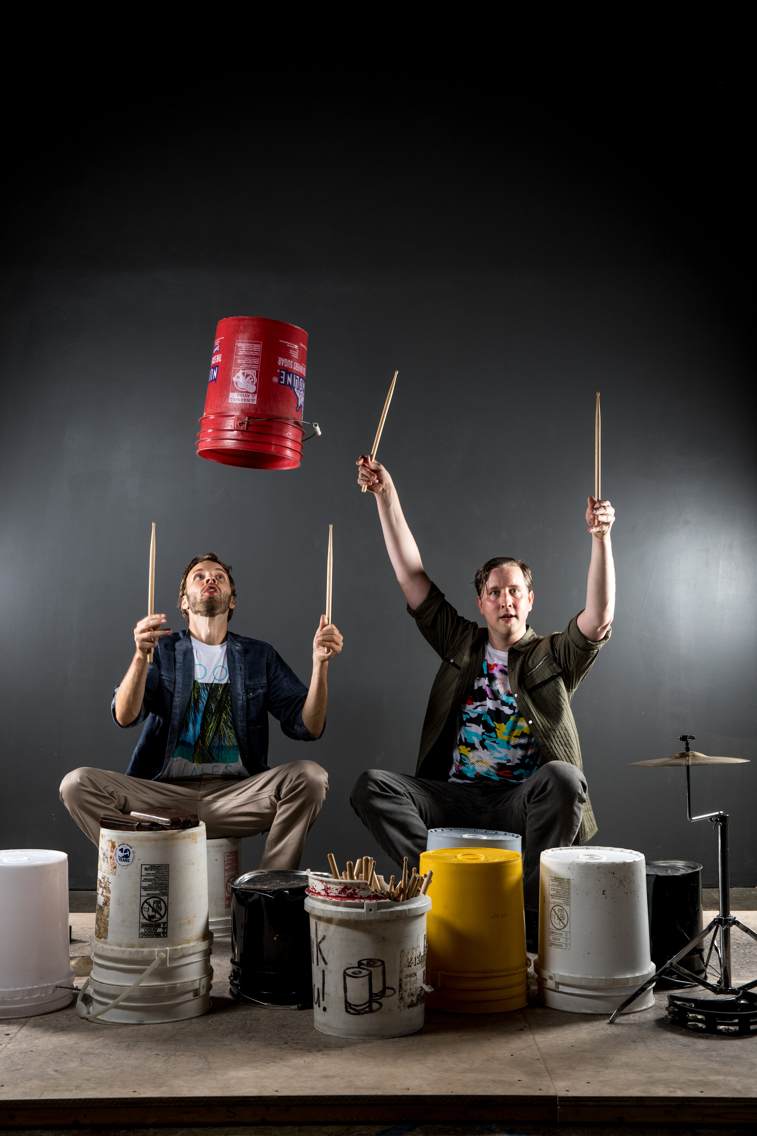 Red Bucket Toss - Andy Ausland-L, Rick Ausland-R - Photo By Dan Norman.jpg