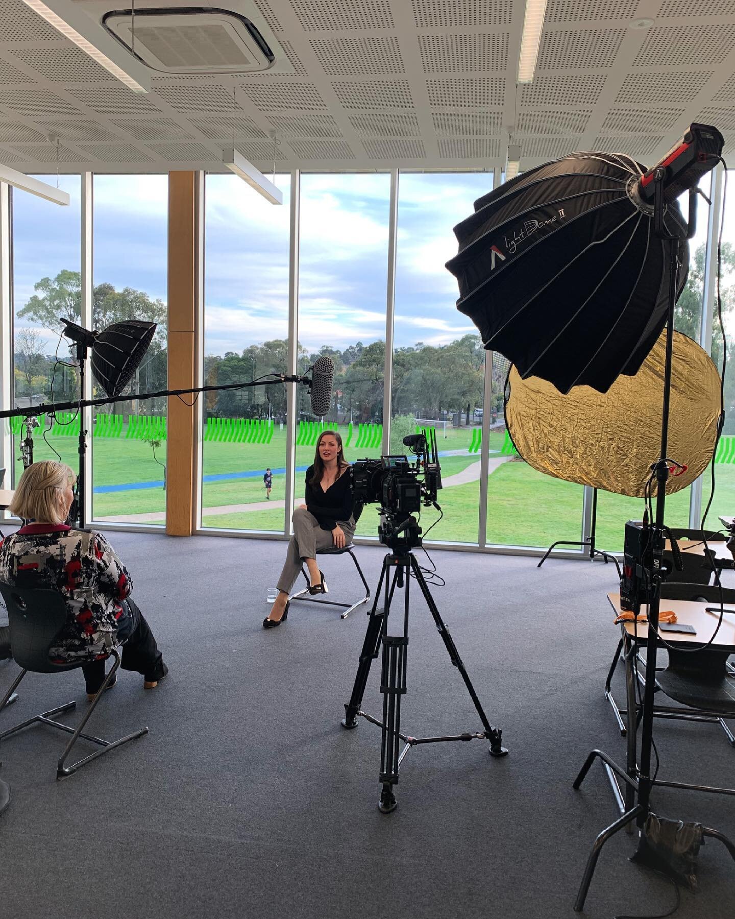 Behind the scenes of this mornings shoot for Tintern Grammar. Filming a short feature on Tinterns Alumni and scholarship program.
