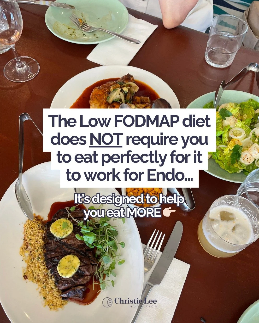 The Low FODMAP diet isn&rsquo;t meant to be perfect or permanent 🚫

It&rsquo;s a tool to understand tolerance, patterns, and triggers&hellip; NOT a lifestyle.

If you want to learn the exact framework we use with clients to reduce pain, bloating, an