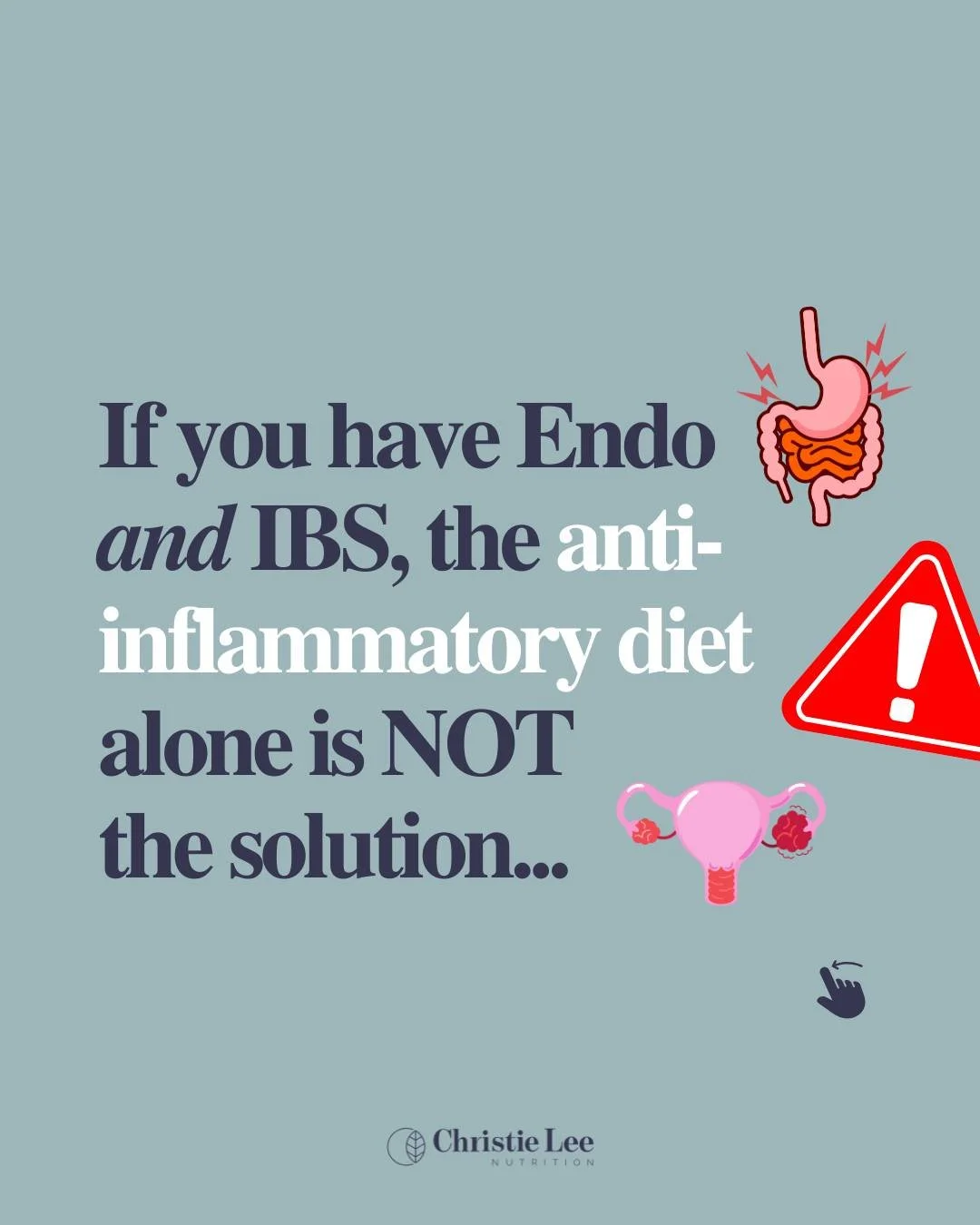 ‼️If you&rsquo;re struggling with gut symptoms ALL month long, anti-inflammatory eating could be making things worse&hellip;

If gut symptoms worsen or never fully settle, it doesn&rsquo;t mean that diet doesn&rsquo;t work for your endo&hellip;

👉🏻