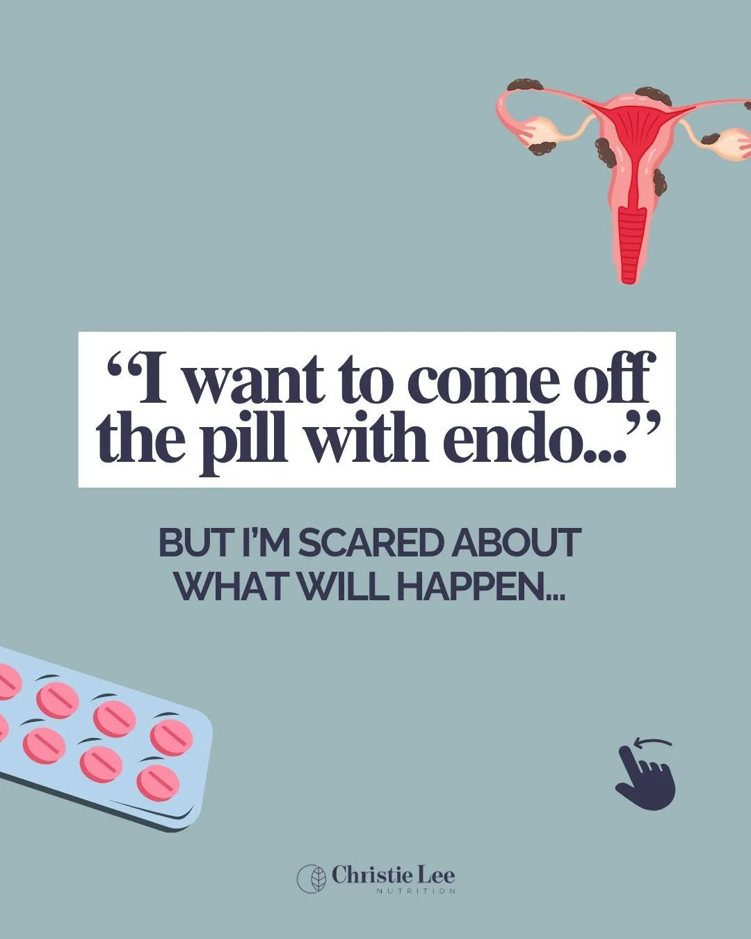 Are you thinking about coming off the pill with Endo&hellip; but feeling scared? 😣👇🏻

You&rsquo;re not crazy for feeling this way&hellip; for a lot of women, coming off hormonal birth control without a plan can mean:

⚠️ Pain returning (or getting