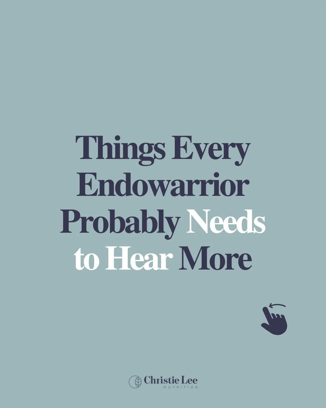 The last one especially 🫶 Because you deserve to feel heard, seen, and supported 🤍

#endometriosis #endo #endowarrior #endodiet #endostrong
