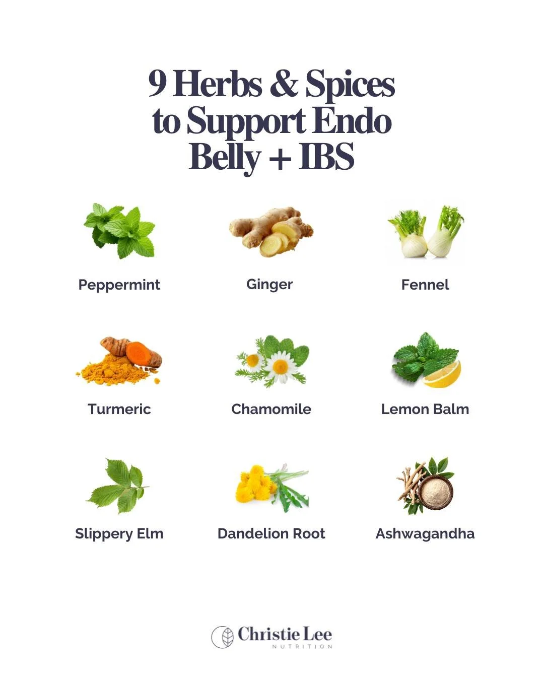 Bloated and cramping and looking for something to help soothe the pain?? ☕️

👉🏻 These herbs and spices contain natural compounds traditionally used to support digestion, reduce bloating and calm gut irritation.

For example, peppermint may help rel