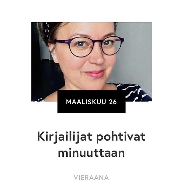 Haastattelin WSOY:n kotimaisen kaunokirjallisuuden kustantaja Anna-Riikka Carlsonia. Kuuntele blogistani, millaisia neuvoja h&auml;n antaa kirjoittamista ja julkaisemista aloittavalle. 📖🖊 @annariikkacarlson @wsoykirjat

#haastattelu #annariikkacarl