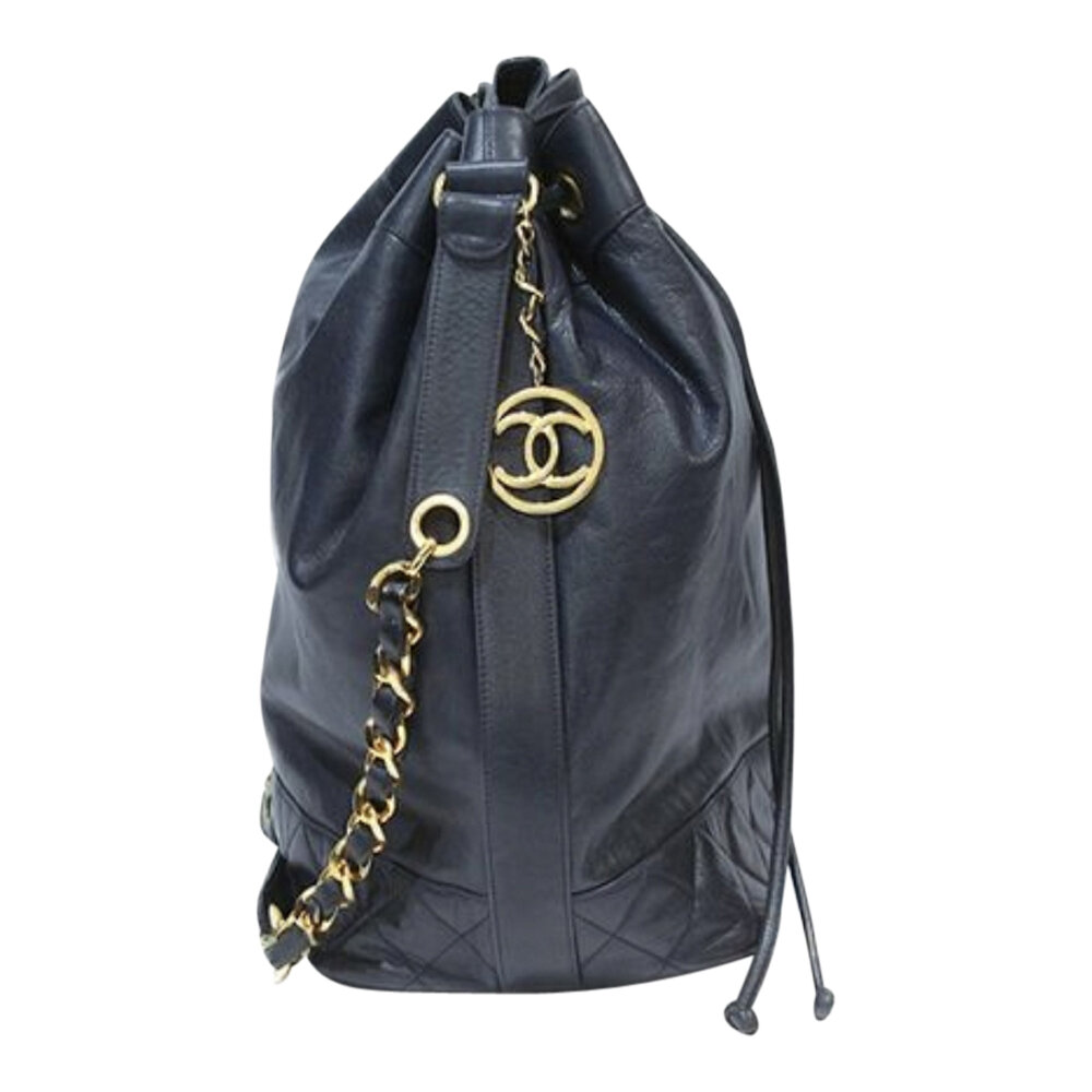 1990 s Chanel Leather Bucket bag — archive closet