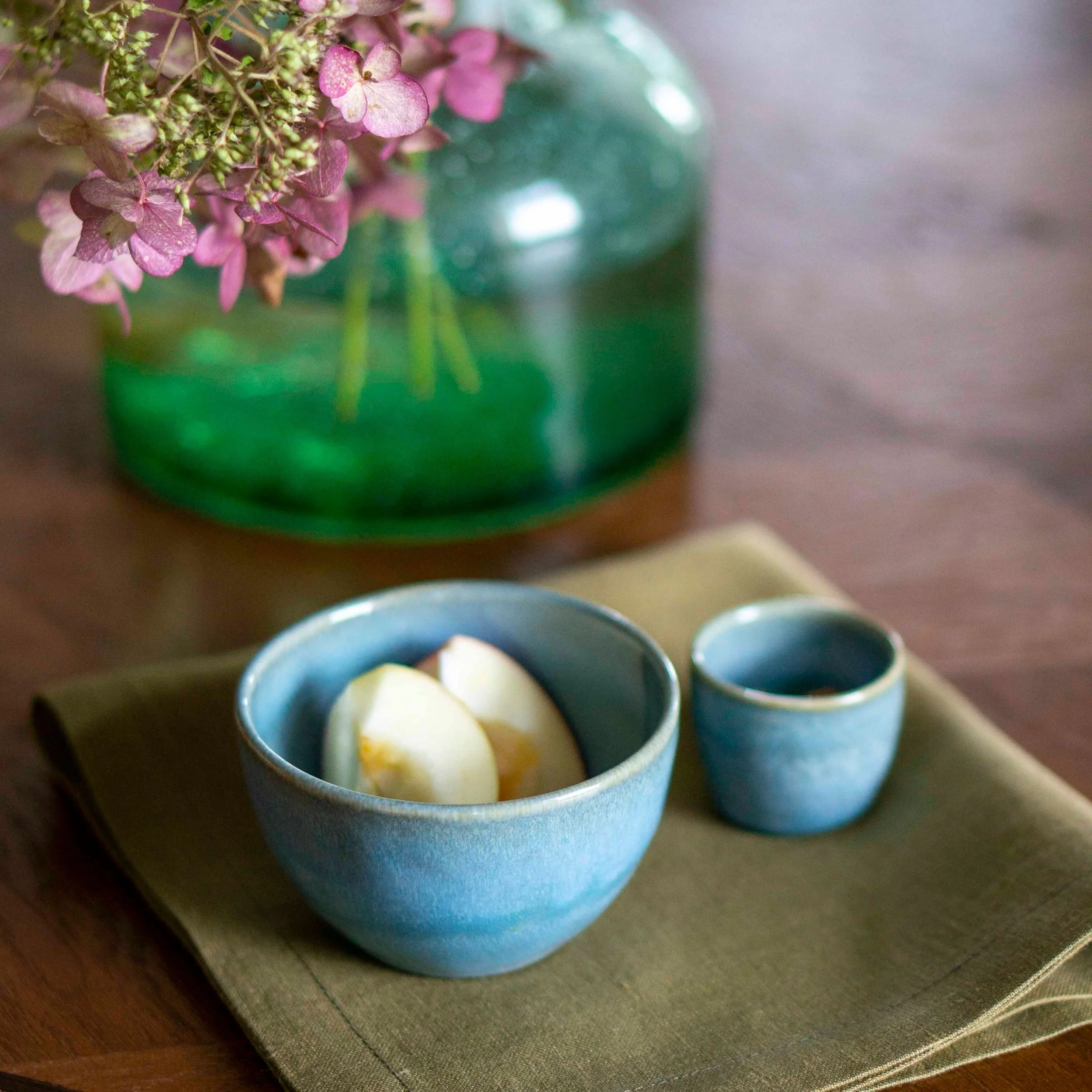 Set of Two Linen Napkins in 4 colors