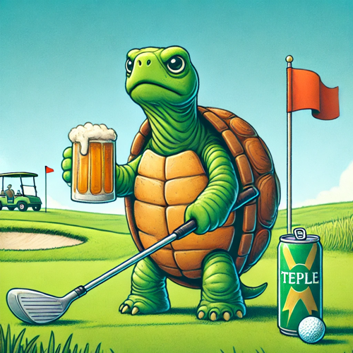 Turtle From Rango Golf 648. Using a Turtle to Open a Beverage On a Golf Course — Risky or Not?