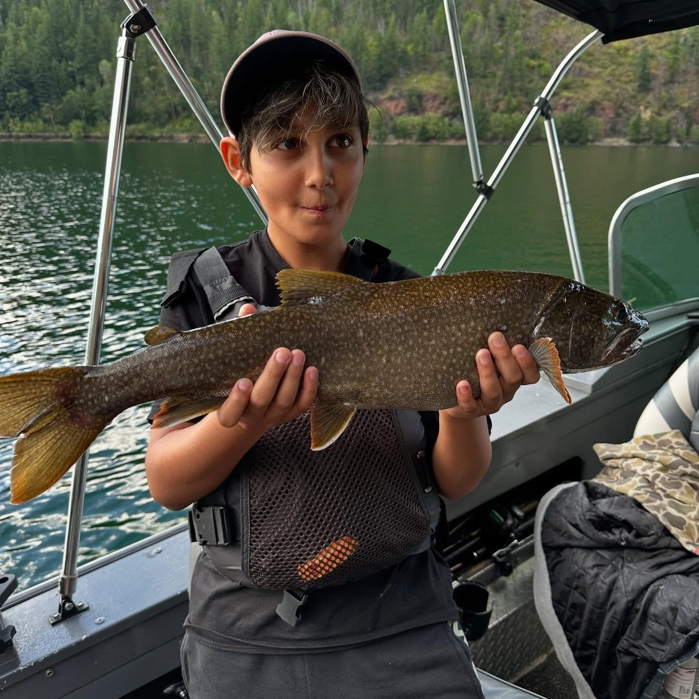 Father son fishing trip. #laketrout #lakers #fishing #fathersonfishing #lakefishing #makingmemories❤️ #familyfishing #getoutside #explorer