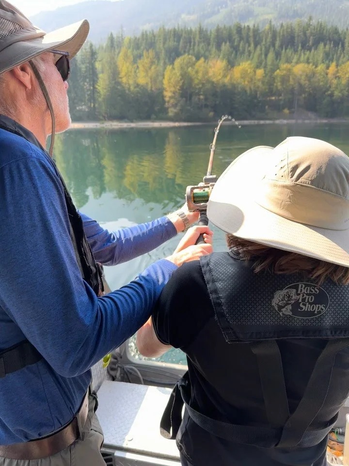 Fun afternoon rippin lips #laketrout #trolling #fishing #lakefishing #teamwork