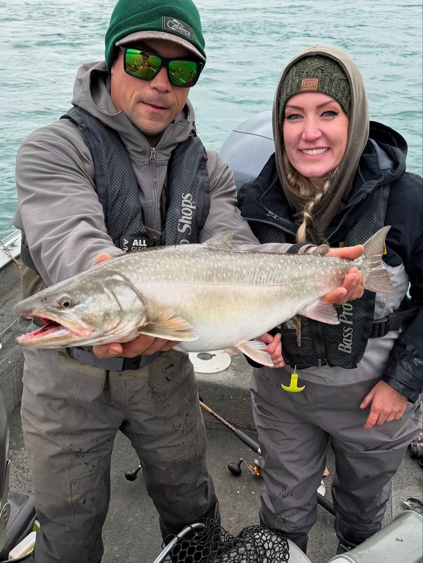 Happy anniversary, what a great way to spend a special day in nature. Thanks for a fun day fun times making fishy memories. #anniversary #couplesfishing #fishingcouple #bulltrout #char #catchandrelease #letthemgosotheycangrow #fishy #fishing #vacatio