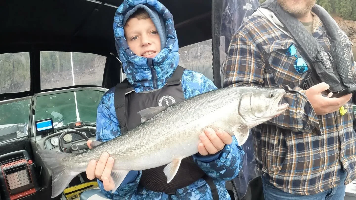 Winter fishing on the Arrow lakes. #upperarrowlake #nakusp #getoutside #bulltrout #rainbowtrout #fishing #winterfishing #happyplace #fishingcharter #fishingtrip #bigfish