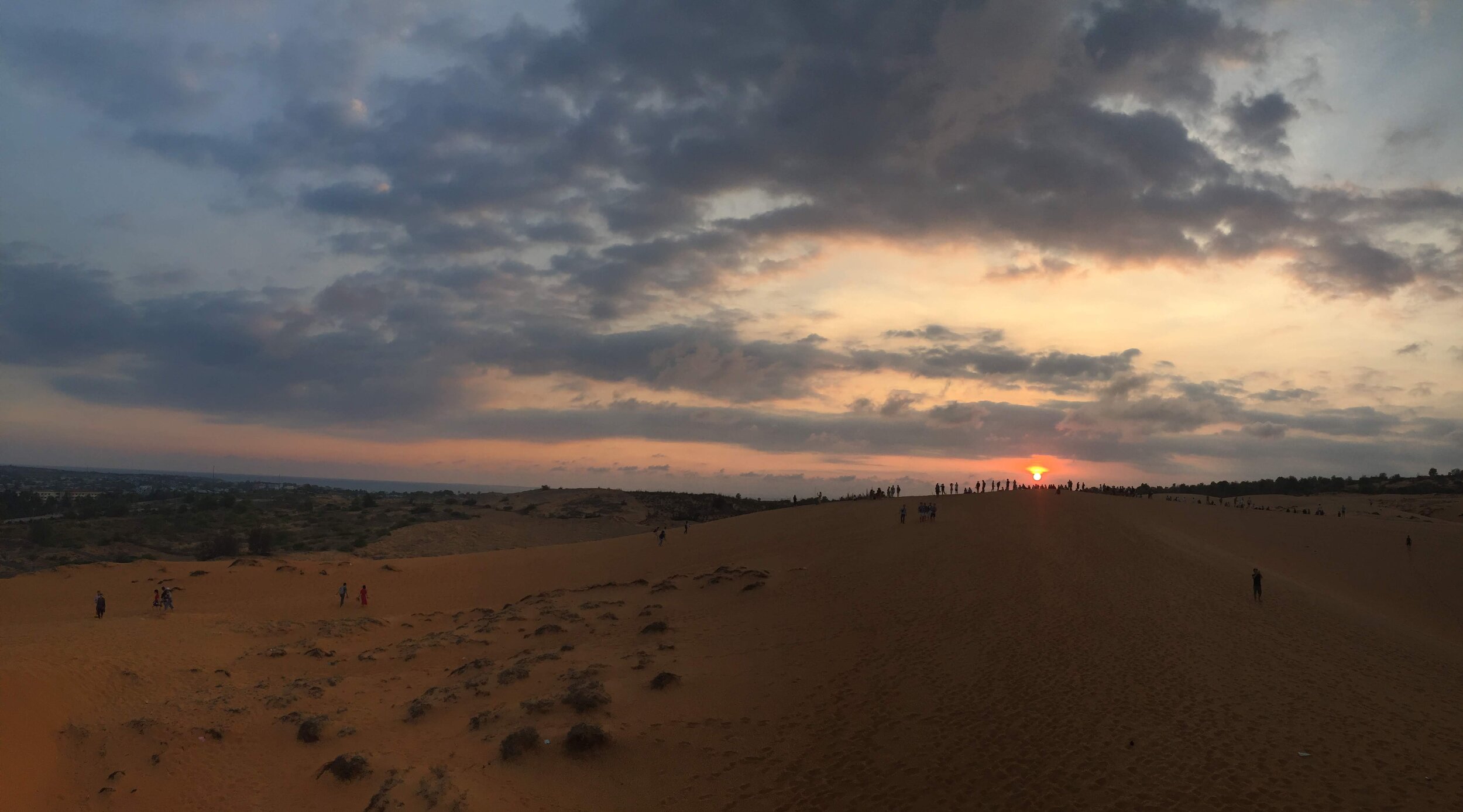 Sunset on the sand dunesMui Ne, Vietnam