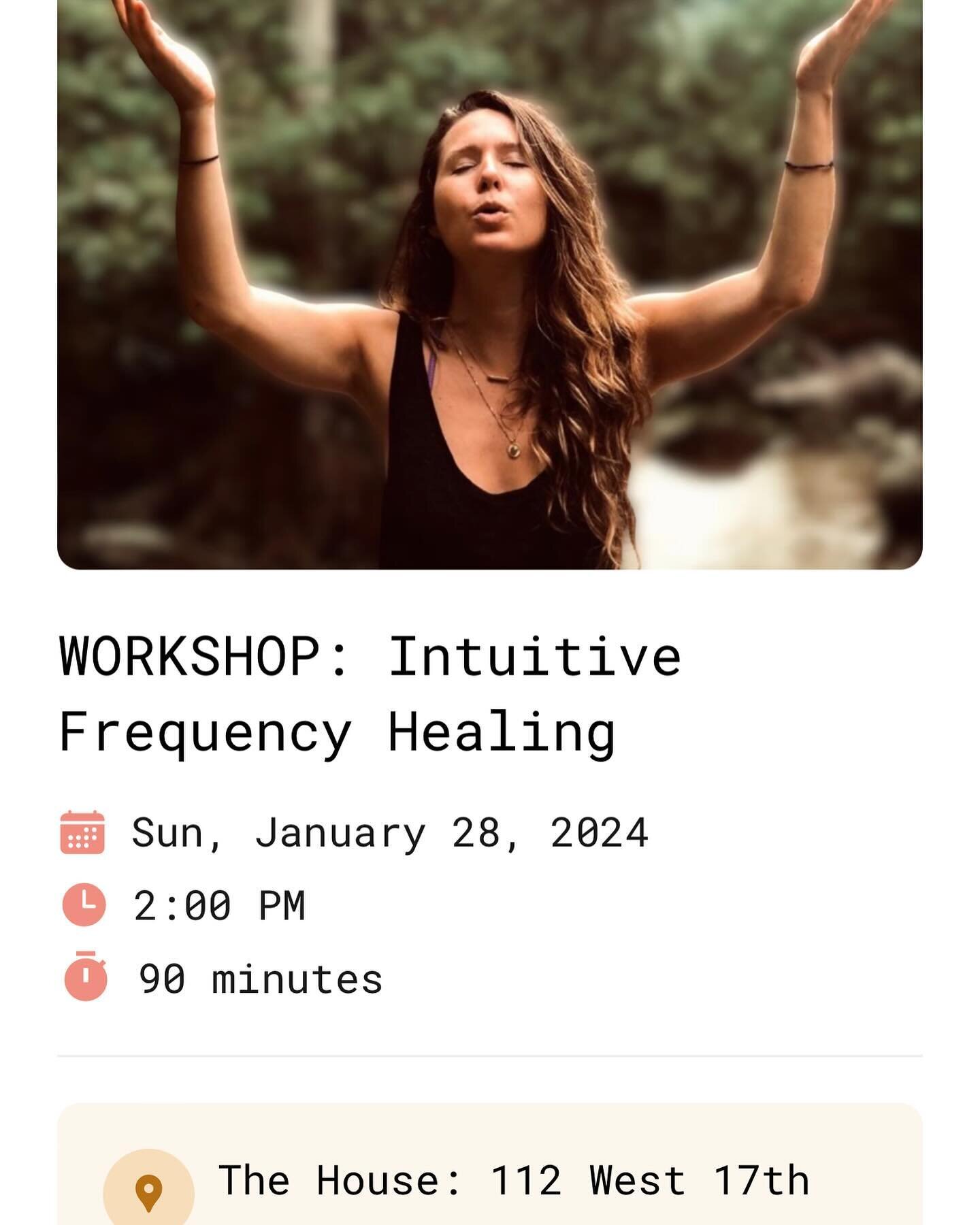 New York: who has been missing in person frequency healing? This event will be intimate and profound. 

It has been my intention for sometime now to offer Group frequency healing experiences again. group transformation is even wildly powerful because