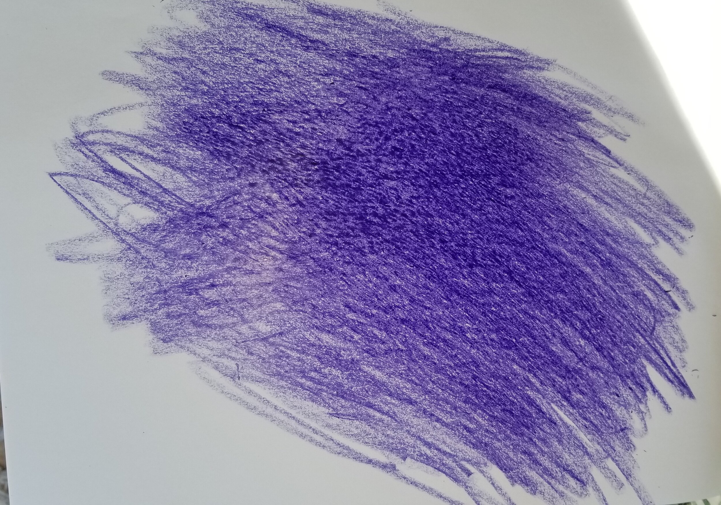 Purple Blue drawing by Nathan