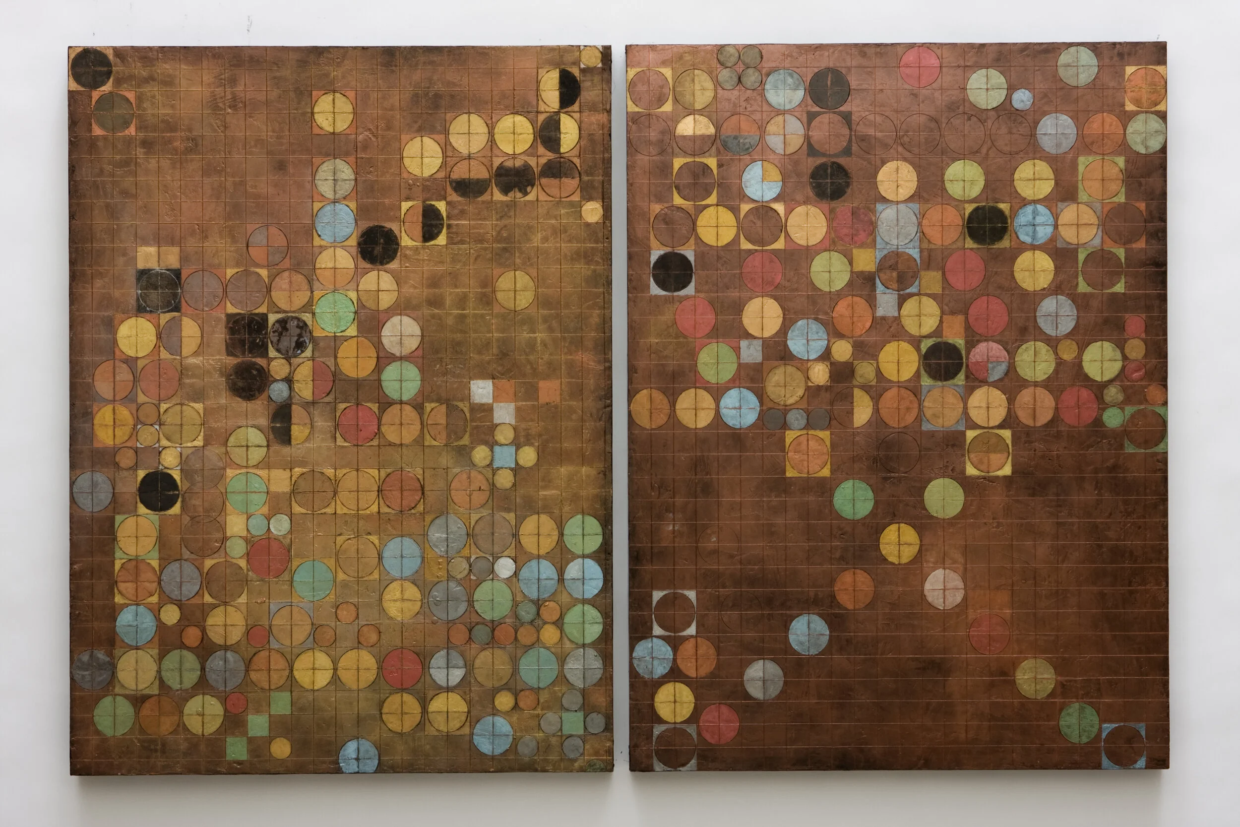 03  Punctuated Equilibrium  2 panels 48x36 each.jpg