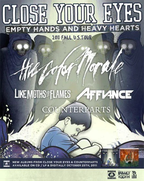 Affiance on tour w/ Close Your Eyes & Counterparts!