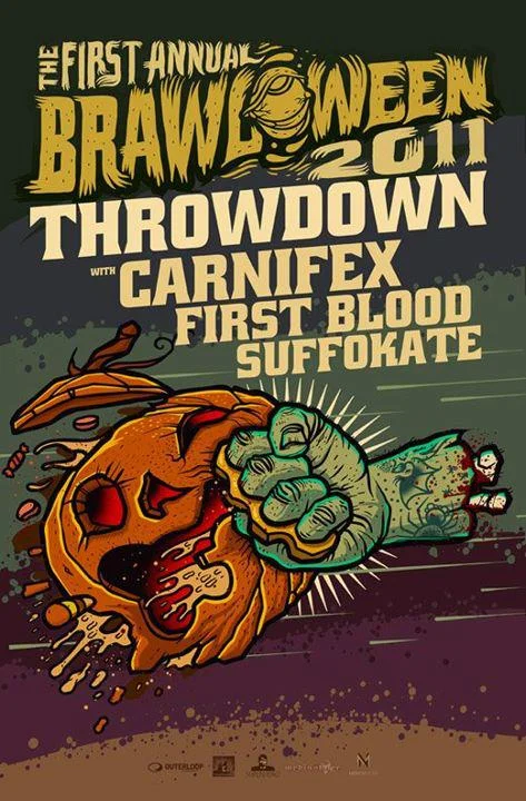 First Blood on tour w/ Throwdown and Carnifex!