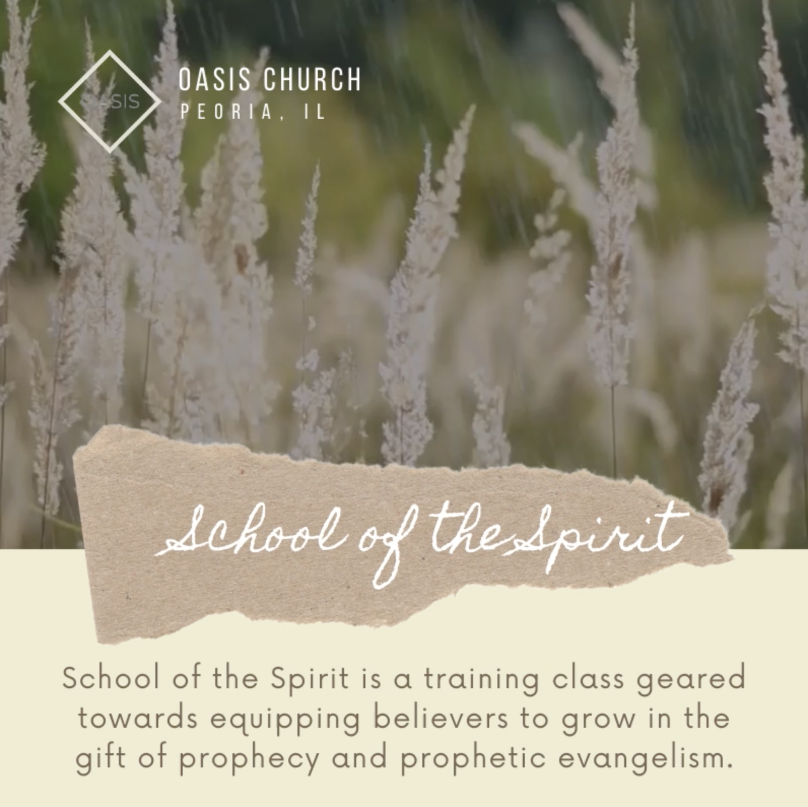 School of the Spirit Registration
