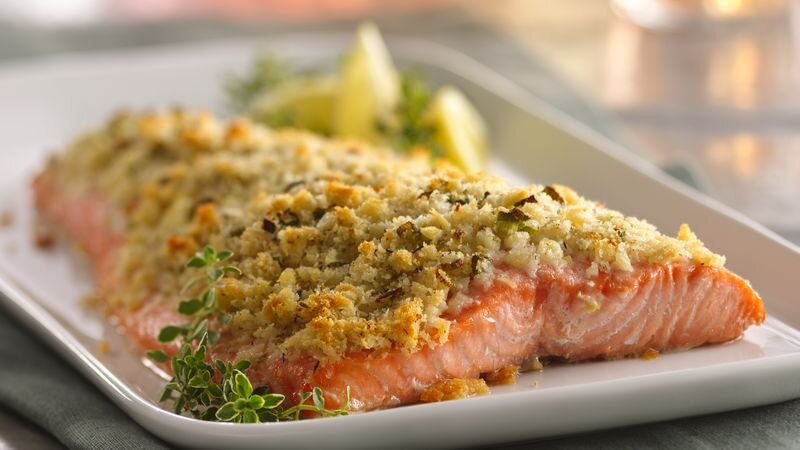 Parmesan Crusted Wild Salmon